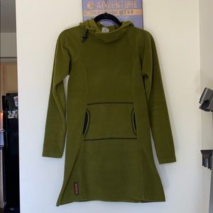 Unwashed *Still Soft* Melanzana Micro Grid Dress